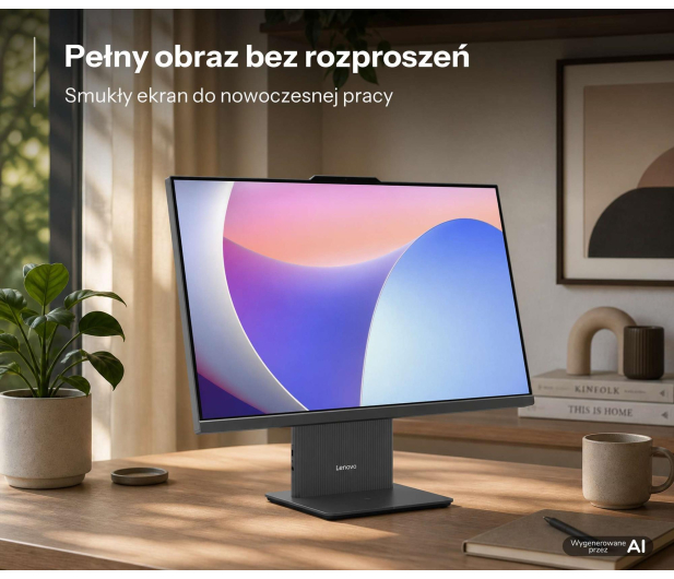 Lenovo IdeaCentre AIO 27 Ryzen 5-7533HS/16GB/512/Win11 Czarny - 1598776 - zdjęcie 10